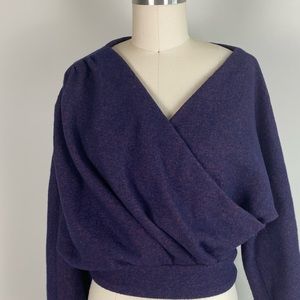 Rachel Comey Cropped wool blend top size 4